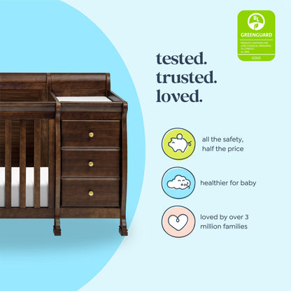 Kalani 4-in-1 Crib and Changer Combo