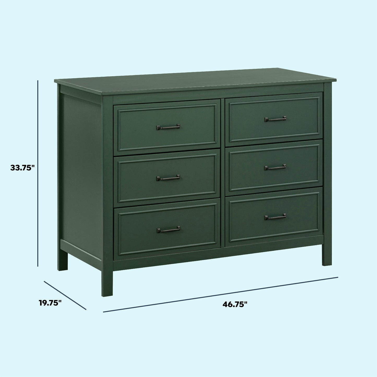 Charlie 6-Drawer Double Dresser