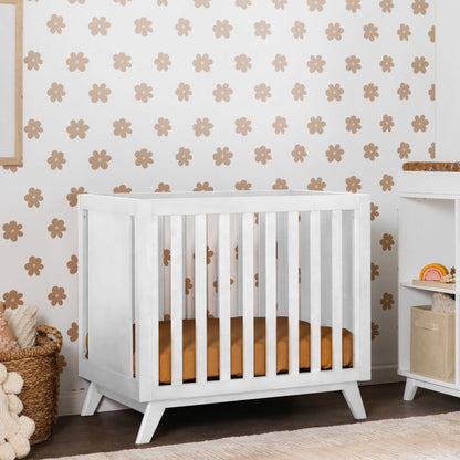 Otto 3-in-1 Convertible Mini Crib with 4 Mattress