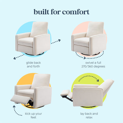 Penny Recliner and Swivel Glider | Eco-Friendly Water Repellent & Stain Resistant Fabric