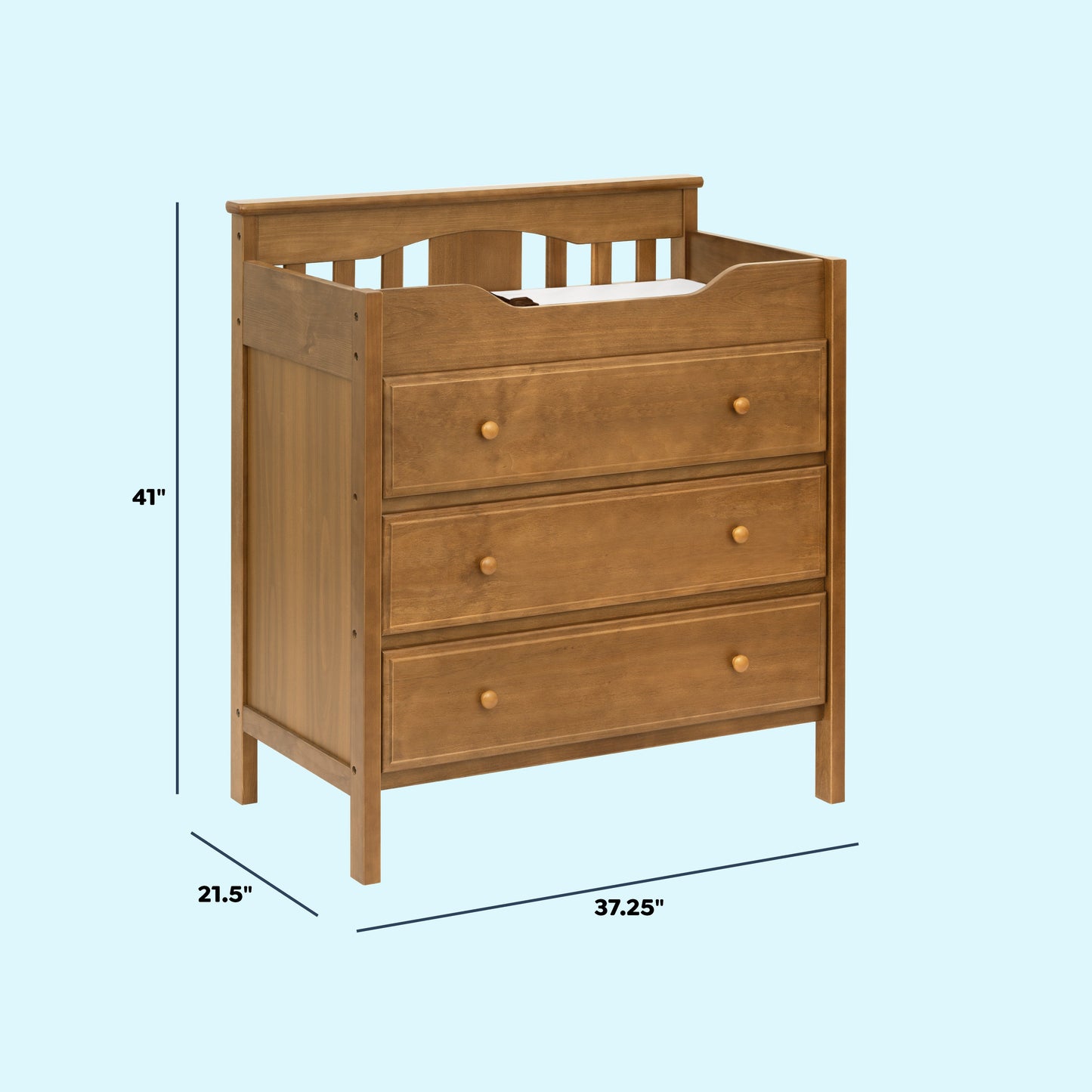 Jayden 3-Drawer Changer Dresser