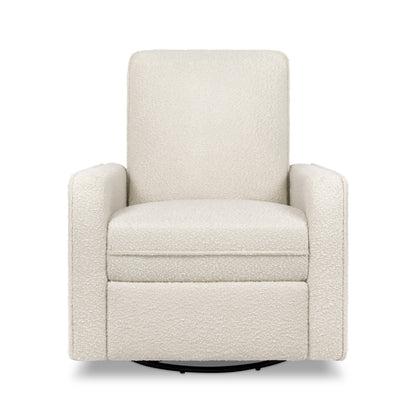 Penny Recliner and Swivel Glider | Ivory Boucle Fabric