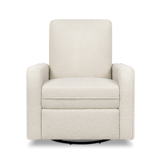 Penny Recliner and Swivel Glider | Ivory Boucle Fabric