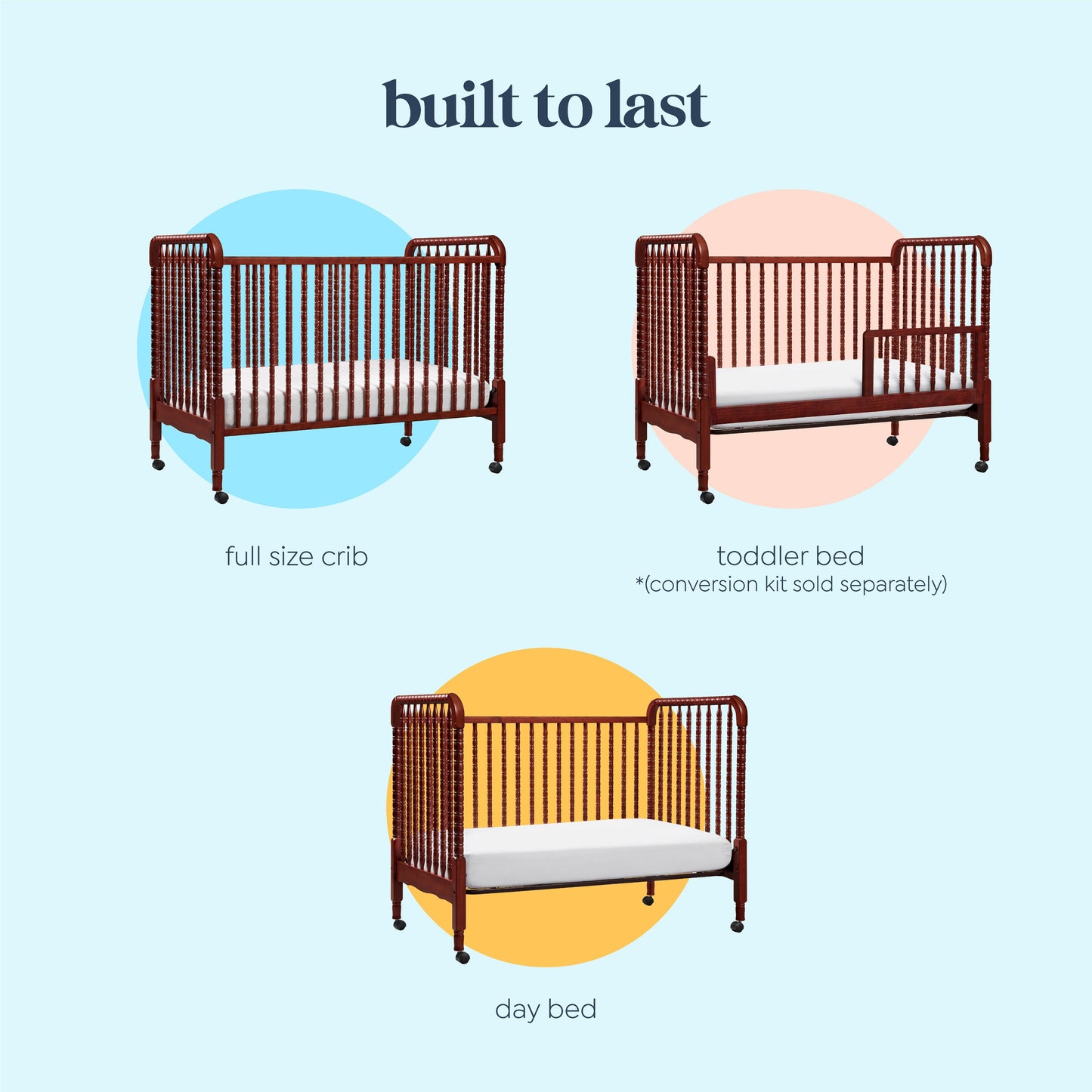 Jenny Lind 3-in-1 Convertible Crib
