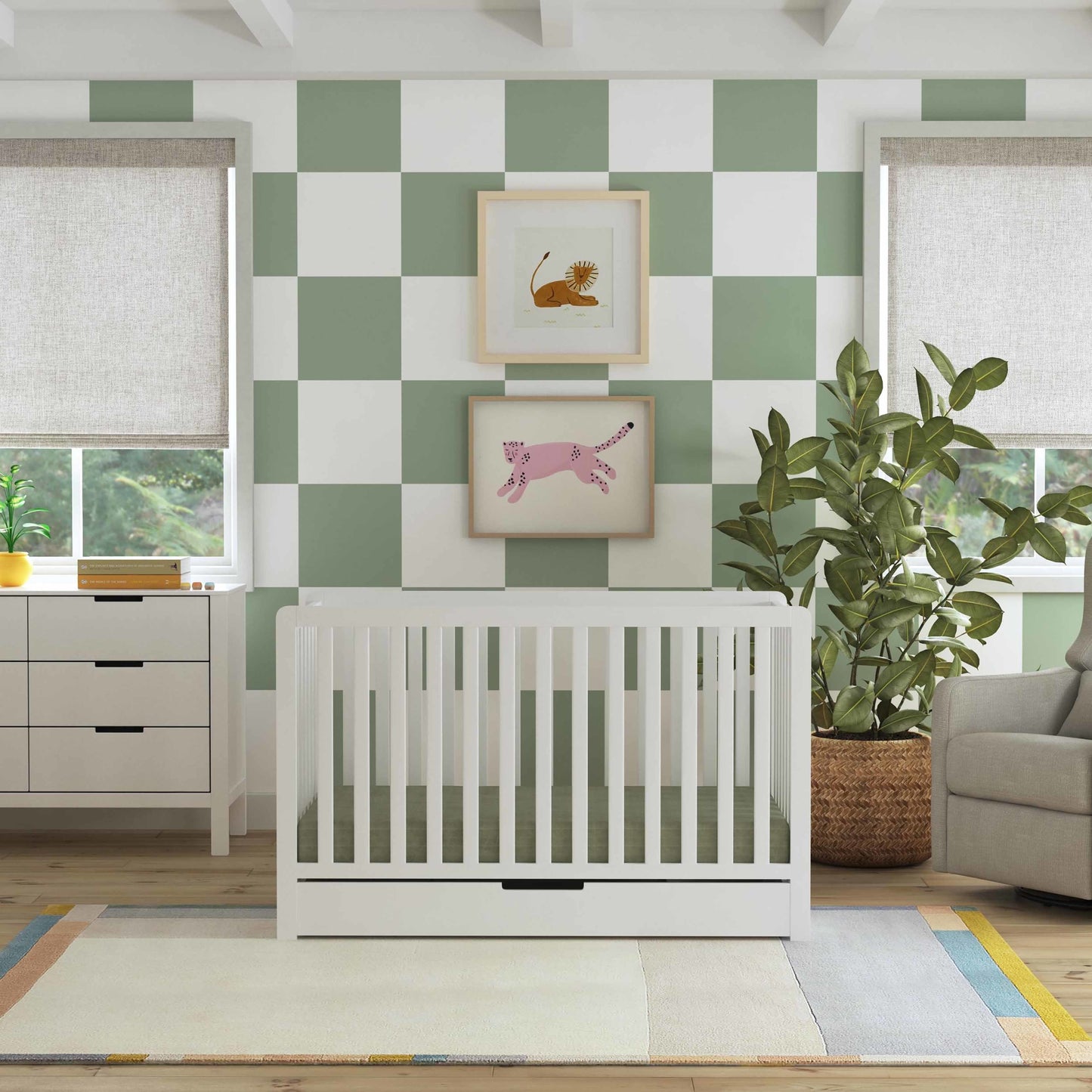 Colby 4-in-1 Convertible Crib with Trundle Drawer