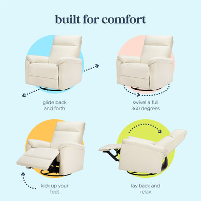 Suzy Recliner and Swivel Glider