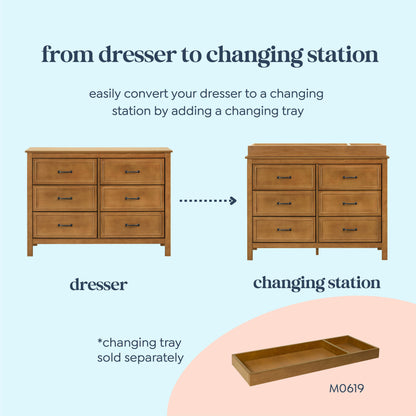 Charlie 6-Drawer Double Dresser