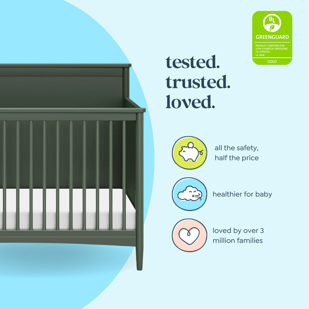Frem 4-in-1 Convertible Crib