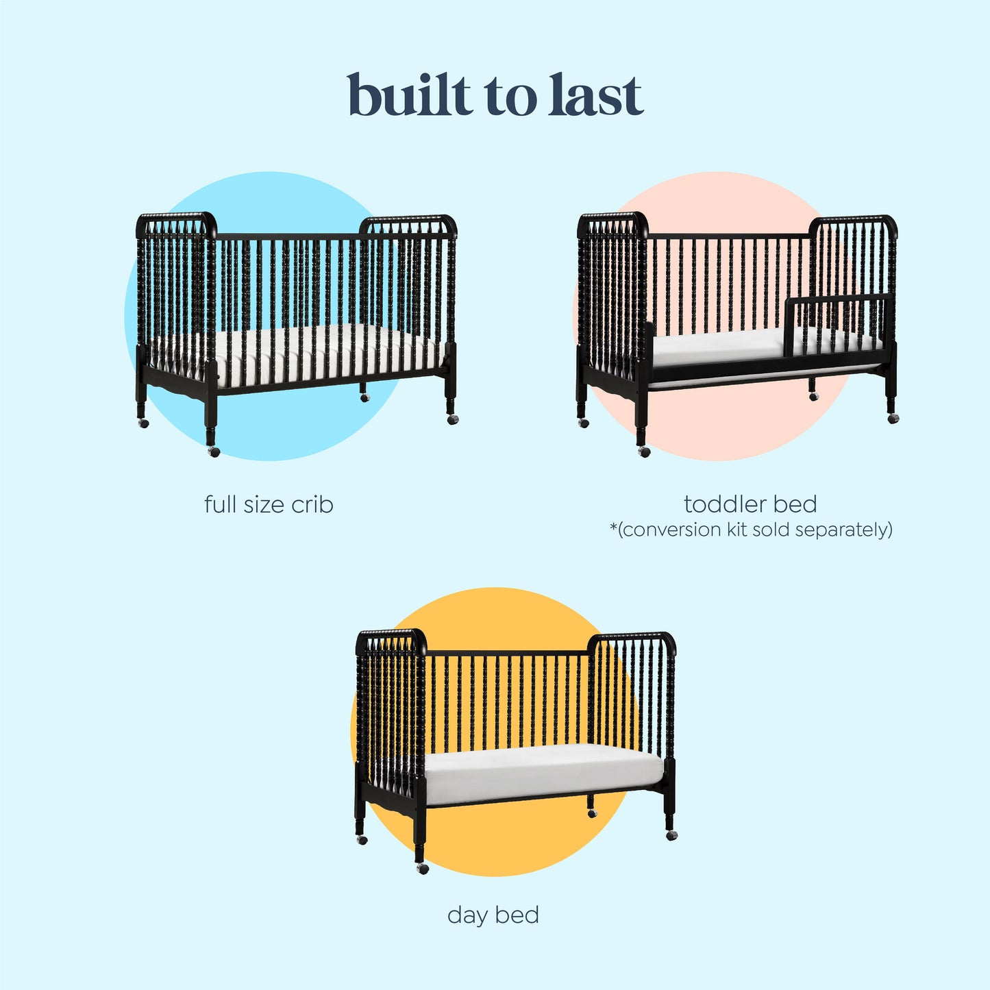 Jenny Lind 3-in-1 Convertible Crib