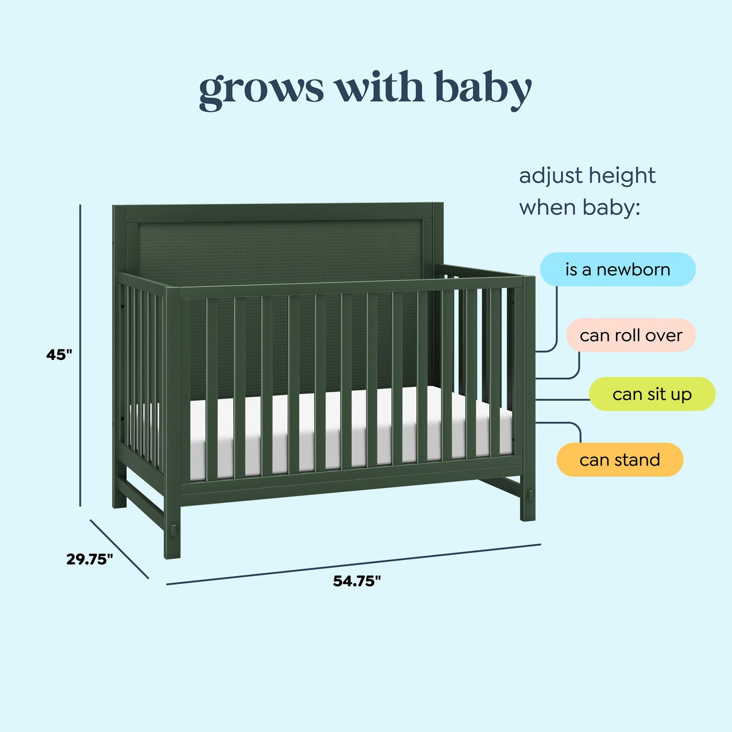 Margot 4-in-1 Convertible Crib
