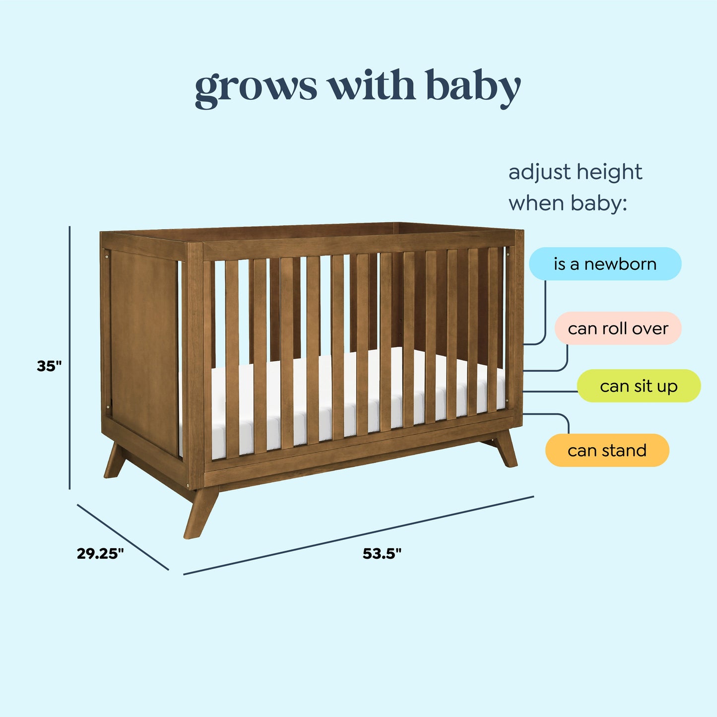 Otto 3-in-1 Convertible Crib