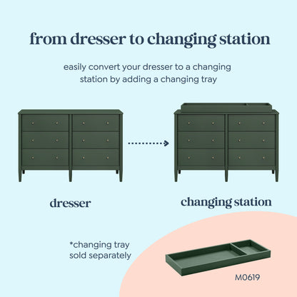 Frem 6-Drawer Dresser