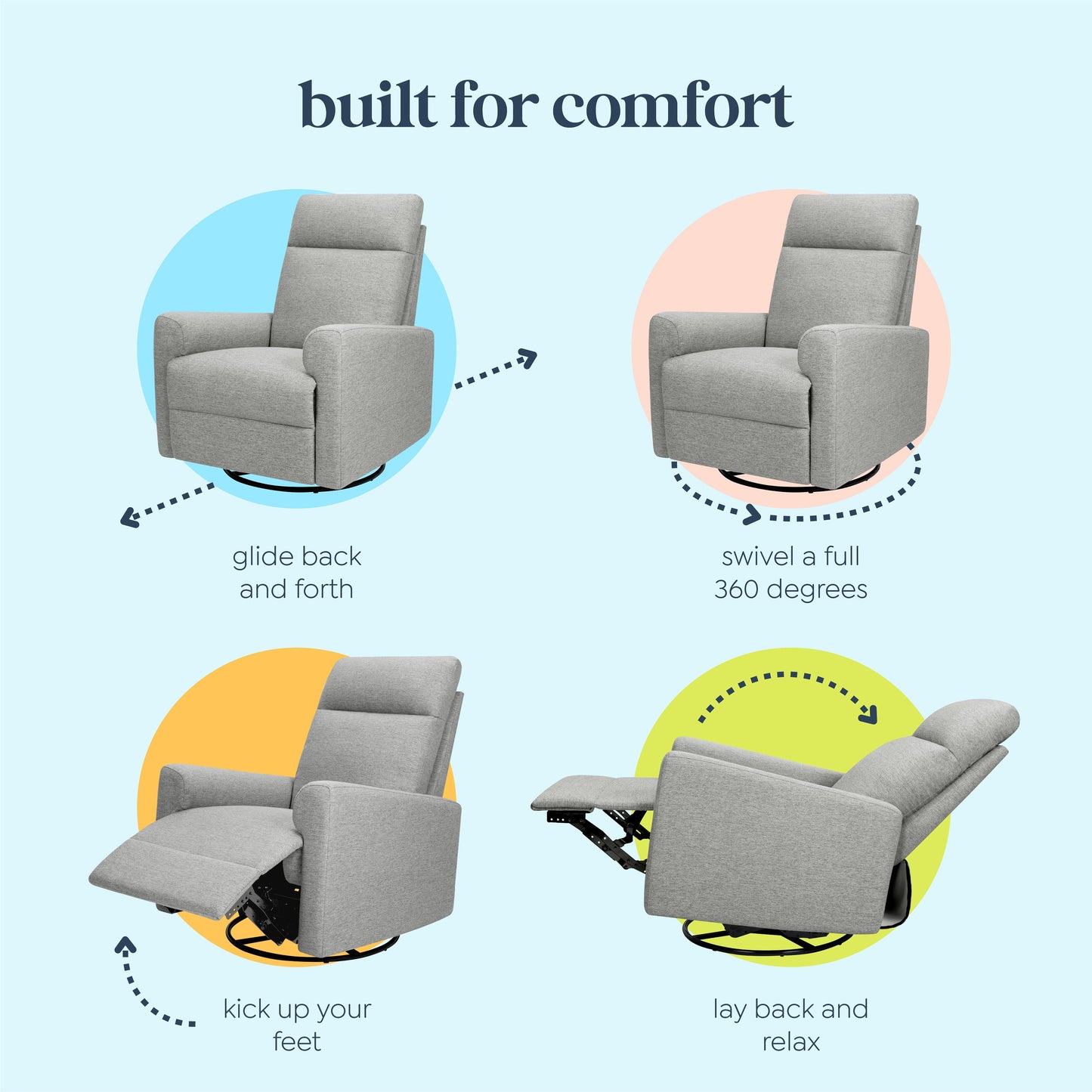 Erin Recliner and Swivel Glider