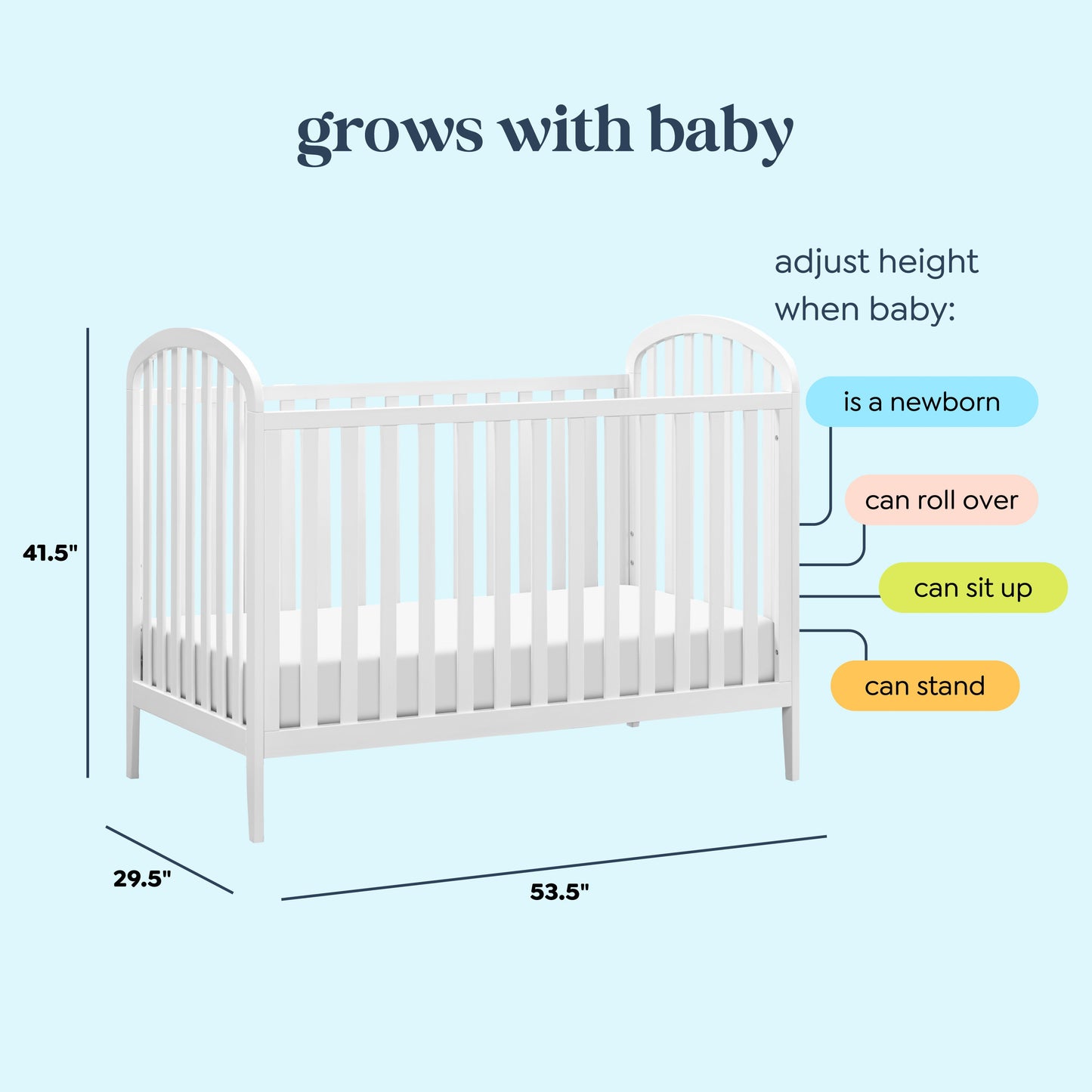 Beau 3-in-1 Convertible Crib