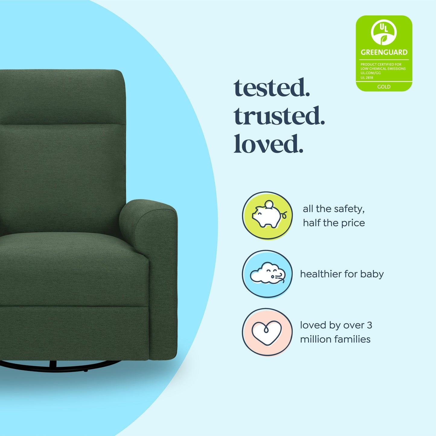 Erin Recliner and Swivel Glider