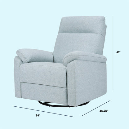 Suzy Electronic Recliner and Swivel Glider | USB Charging Port