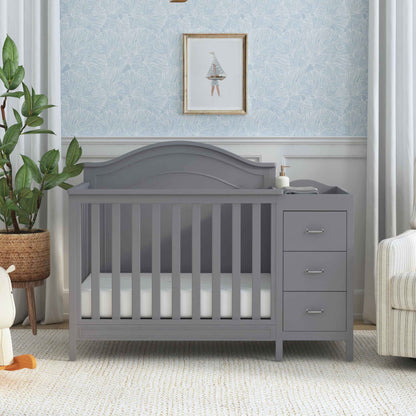 Charlie 4-in-1 Convertible Mini Crib & Changer