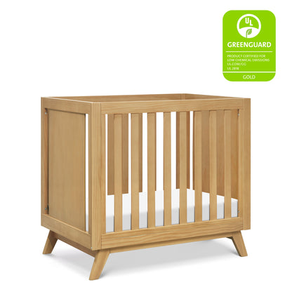 Otto 3-in-1 Convertible Mini Crib with 4 Mattress