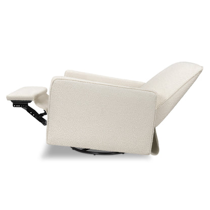 Penny Recliner and Swivel Glider | Ivory Boucle Fabric