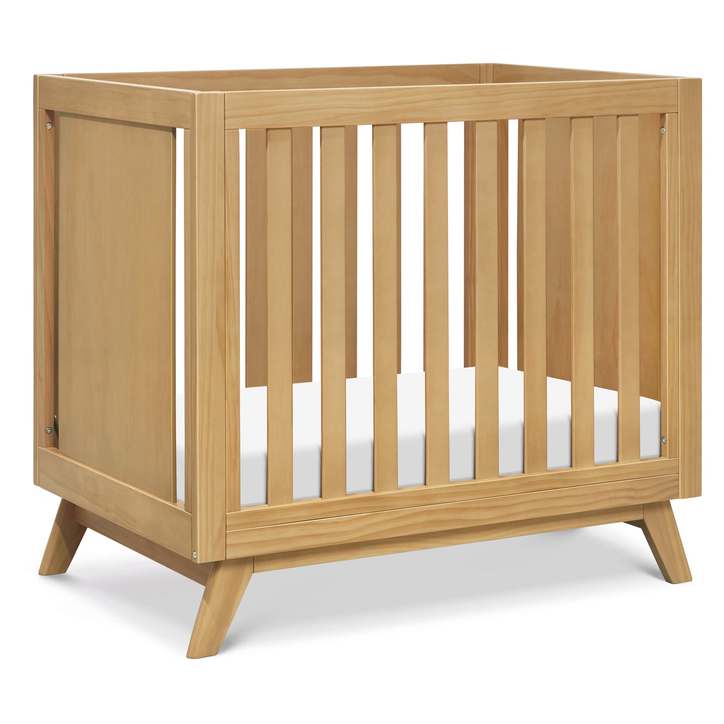 Otto 3-in-1 Convertible Mini Crib with 4 Mattress