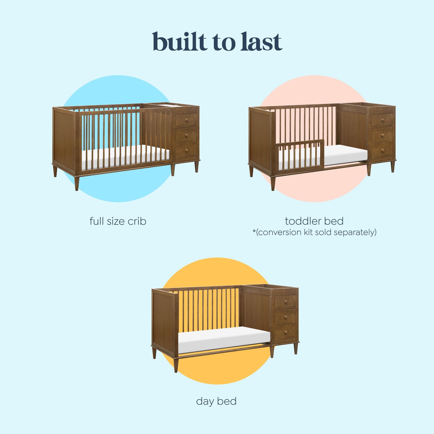 Marley 3-in-1 Crib and Changer Combo