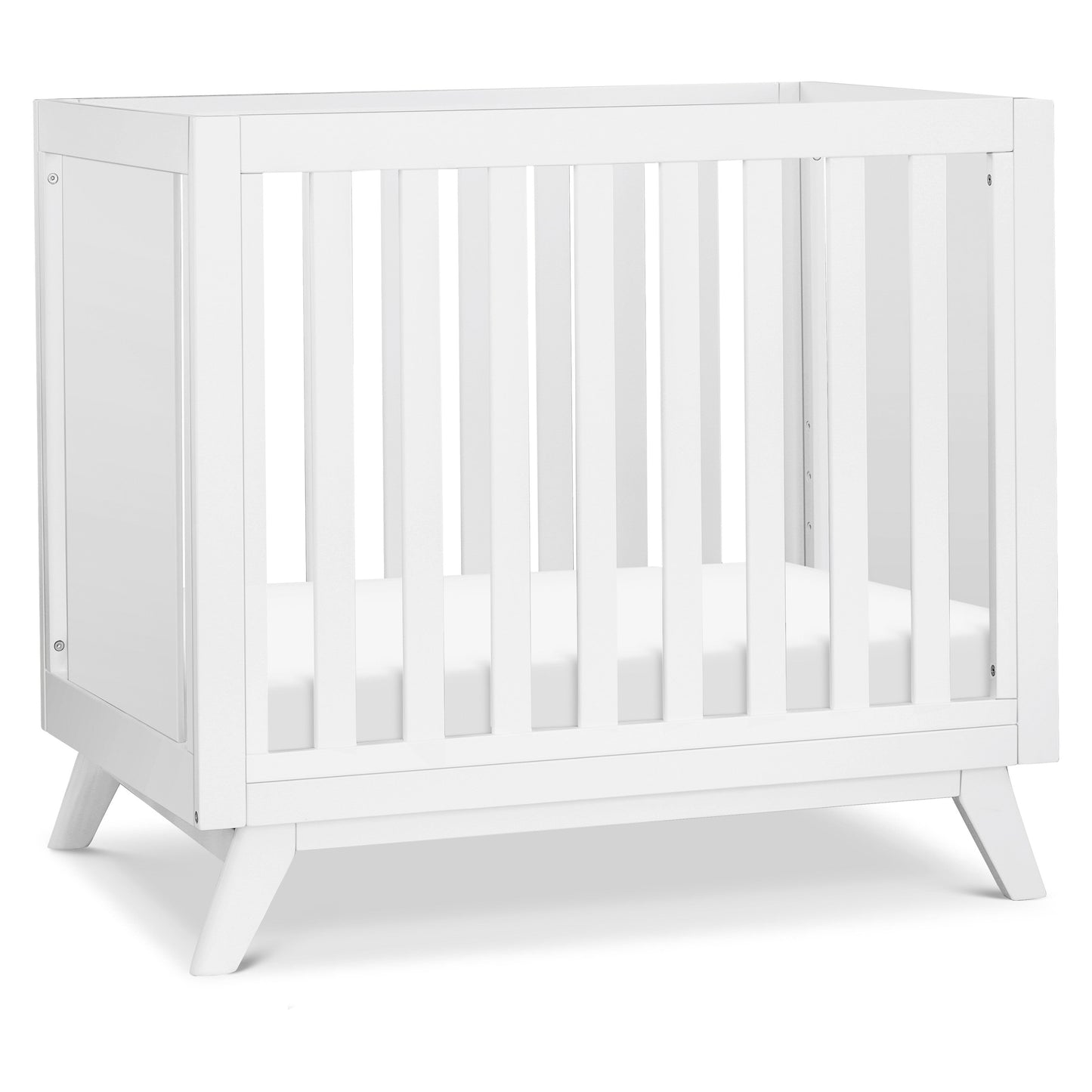 Otto 3-in-1 Convertible Mini Crib with 4 Mattress