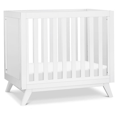Otto 3-in-1 Convertible Mini Crib with 4 Mattress