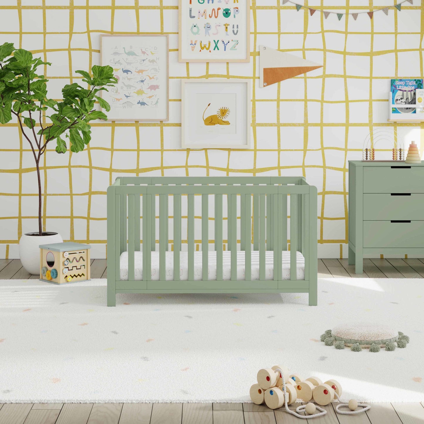 Colby GROW 6-in-1 Convertible Bassinet to Crib