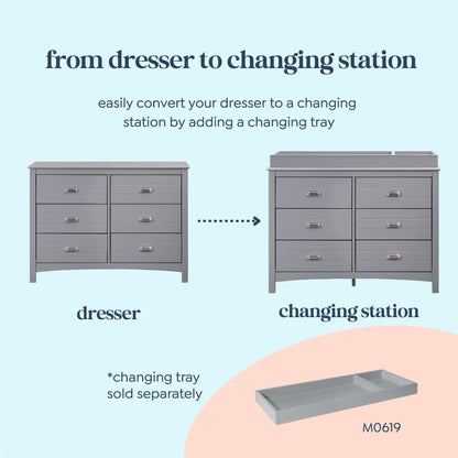 Nolan 6-Drawer Double Dresser