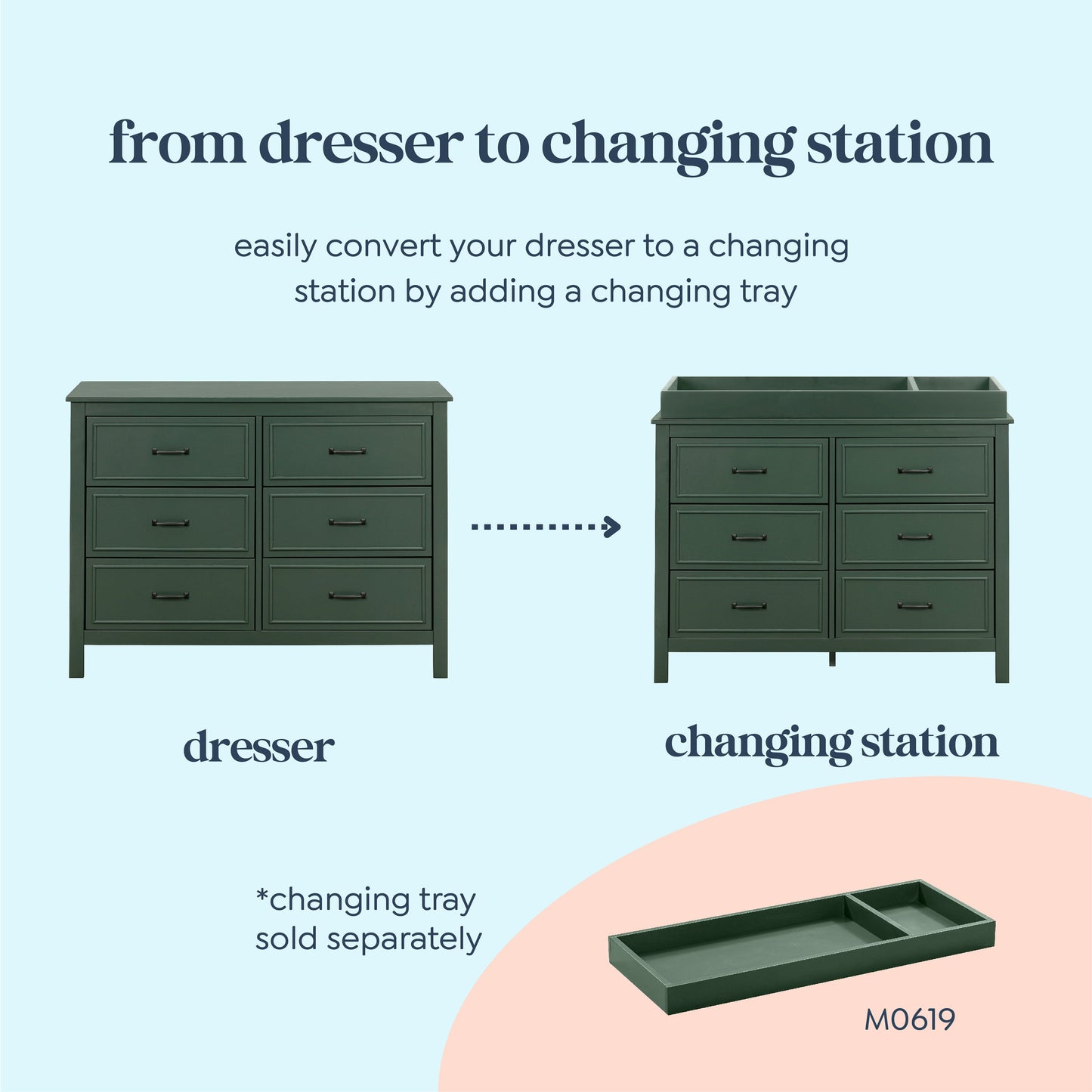 Charlie 6-Drawer Double Dresser