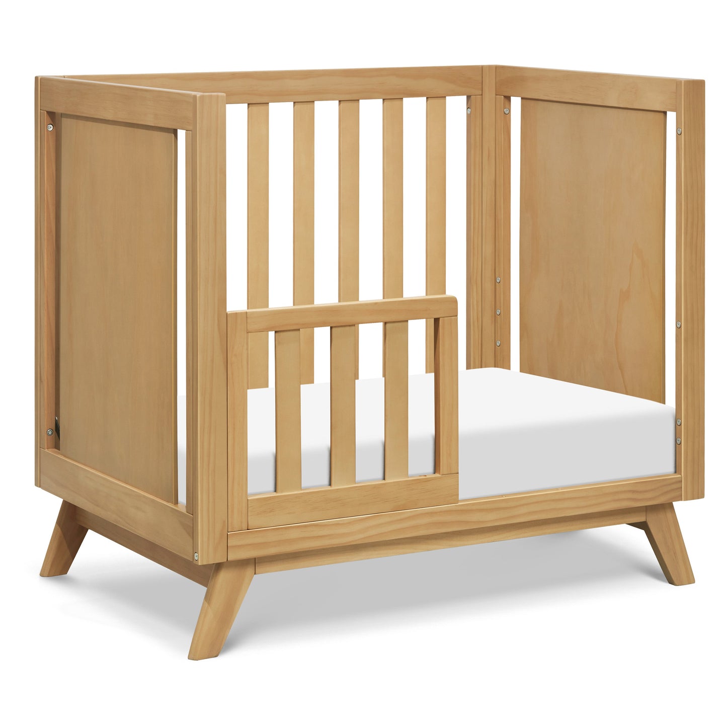 Otto 3-in-1 Convertible Mini Crib with 4 Mattress