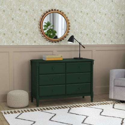 Jenny Lind Spindle 6-Drawer Dresser