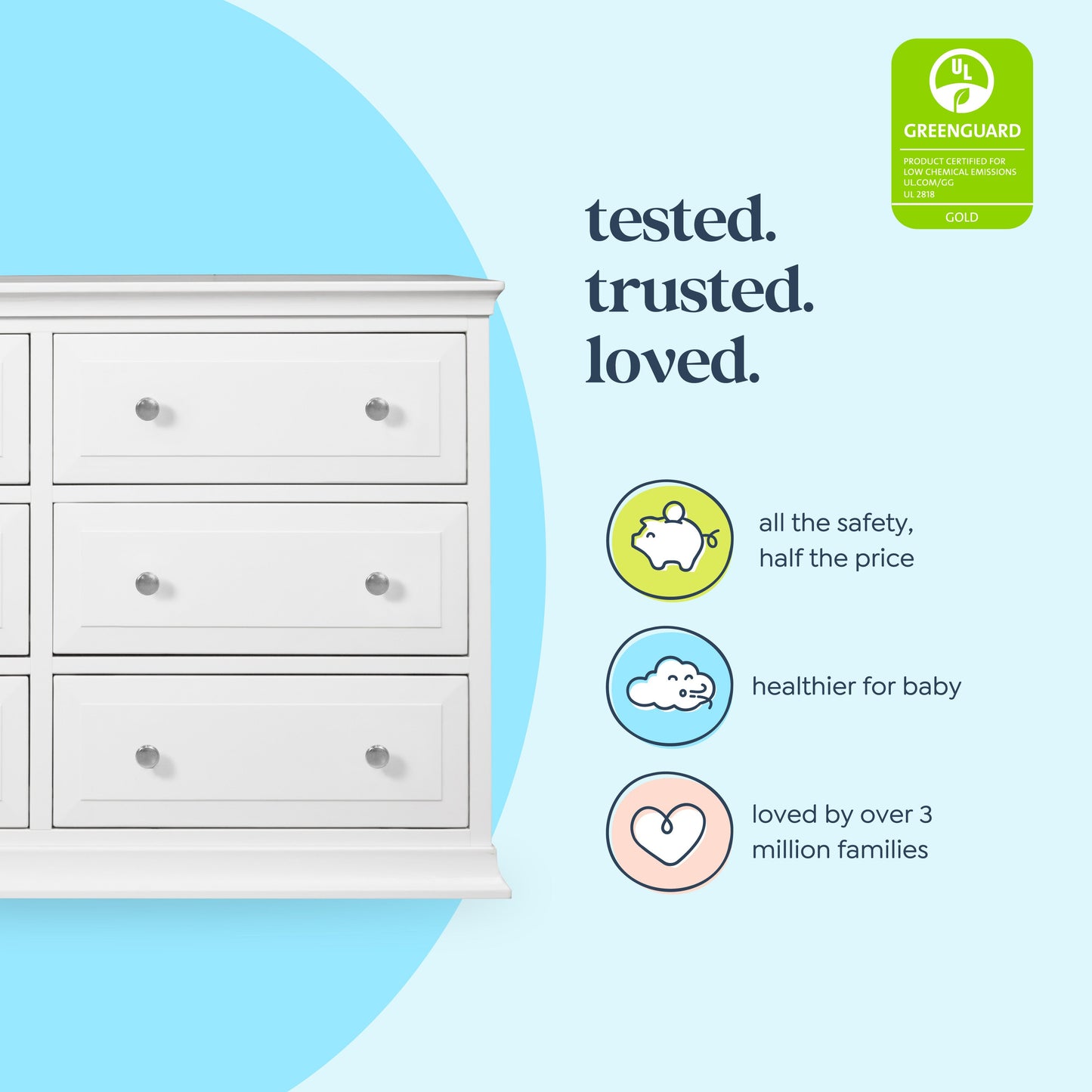 Davinci Signature 6-Drawer Double Dresser