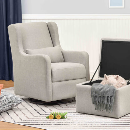 Adrian Swivel Glider with Storage Ottoman | Water Repellent & Stain Resistant fabric