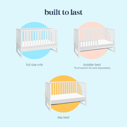 Hunter 3-in-1 Convertible Crib