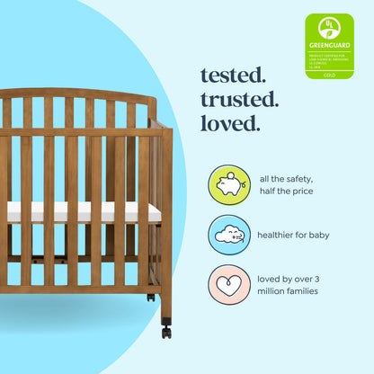 Dylan Folding Portable 3-in-1 Mini Crib
