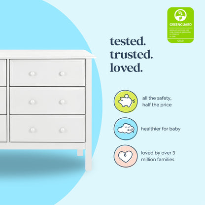 Jayden 6-Drawer Double Wide Dresser