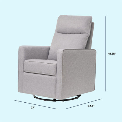Gabby Pillowback Swivel Glider