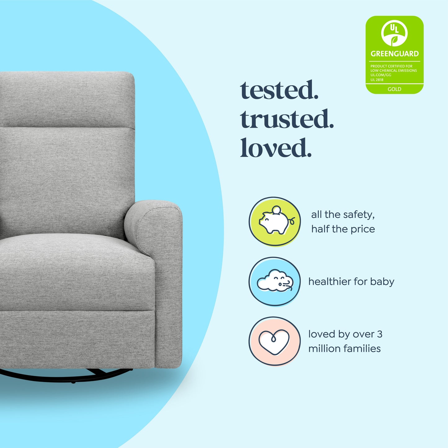 Erin Recliner and Swivel Glider