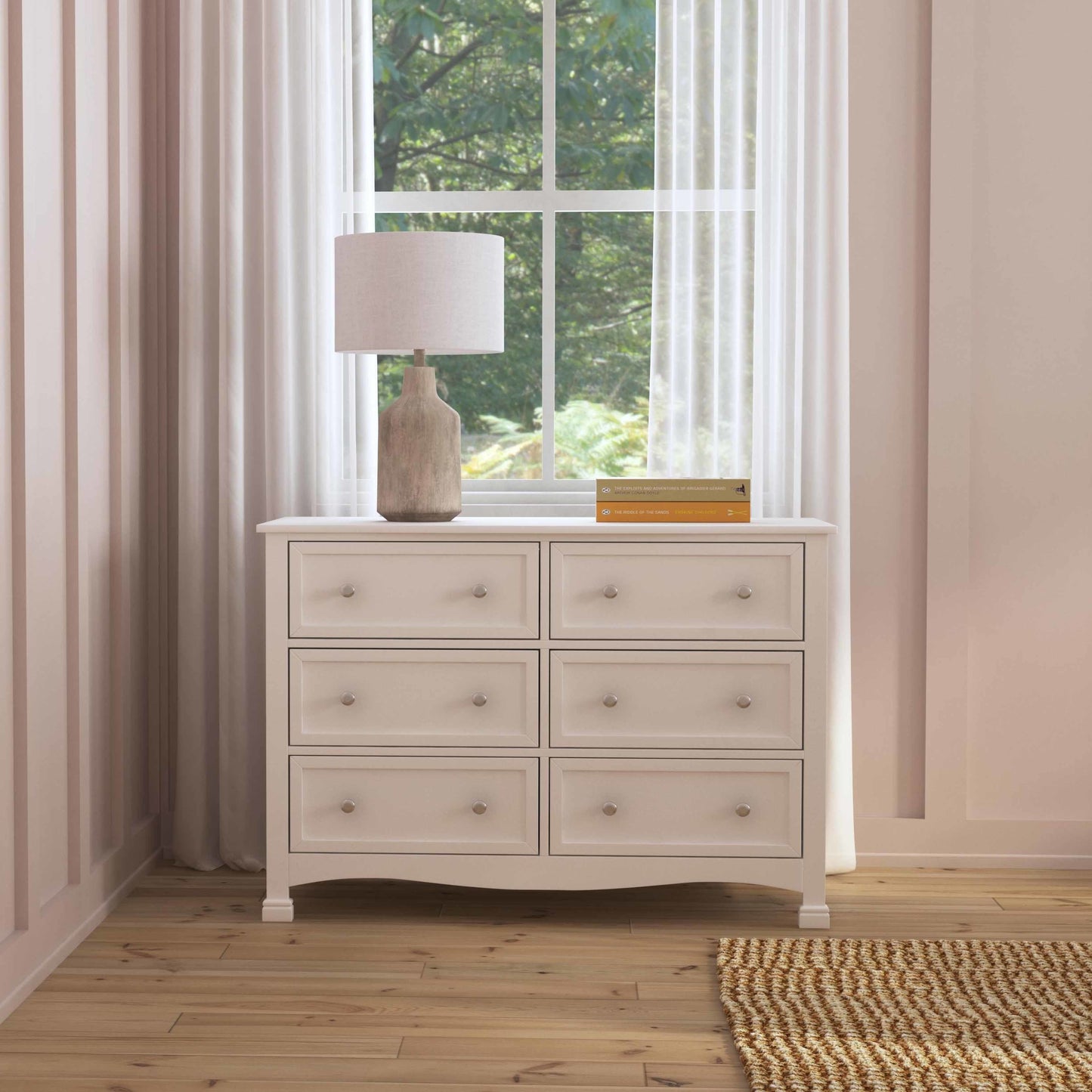 Kalani 6-Drawer Double Wide Dresser