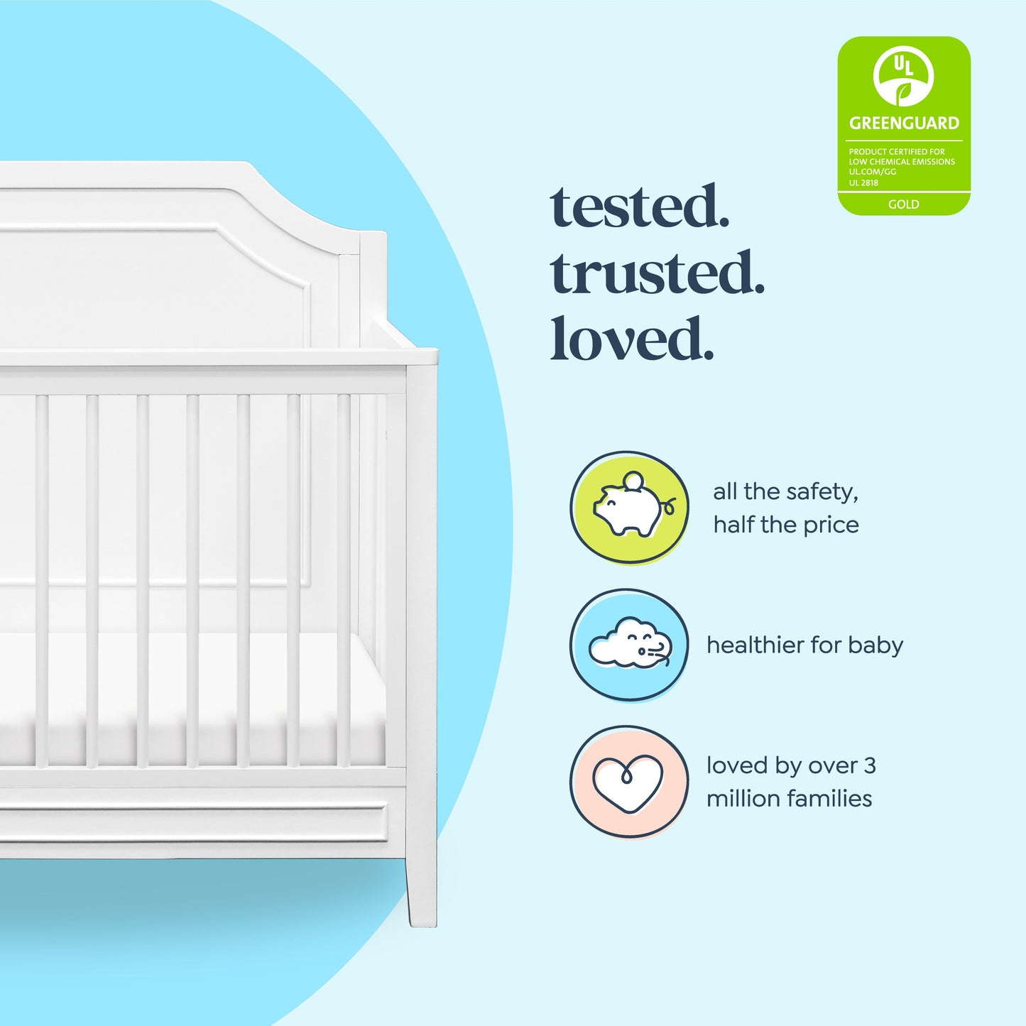 Chloe Regency 4-in-1 Convertible Crib