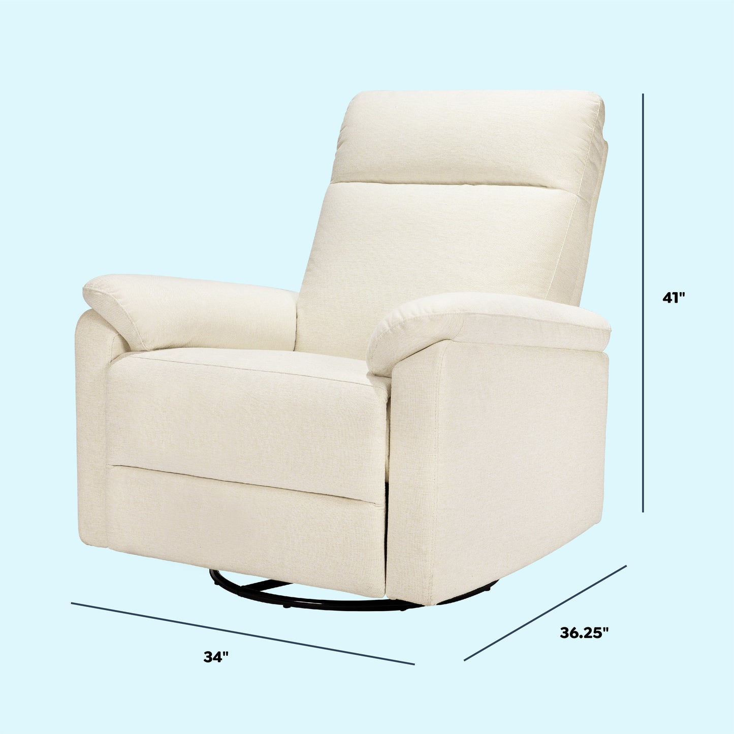 Suzy Electronic Recliner and Swivel Glider | USB Charging Port