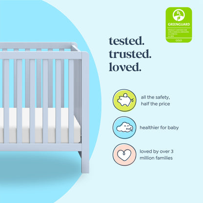 Colby 4-in-1 Low-Profile Convertible Crib