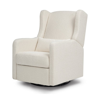 Arlo Recliner and Swivel Glider | Ivory Boucle Fabric