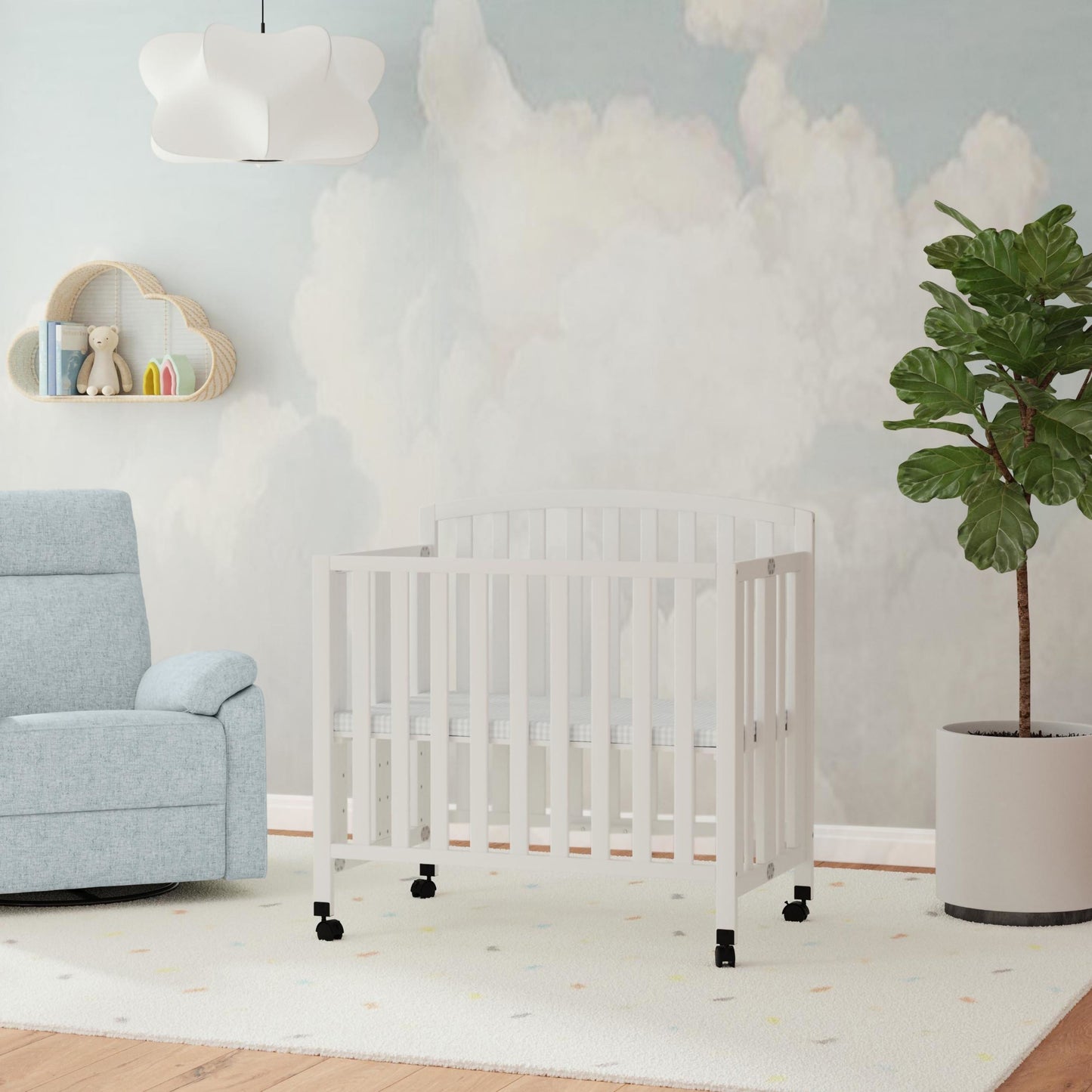 Dylan Folding Portable 3-in-1 Mini Crib