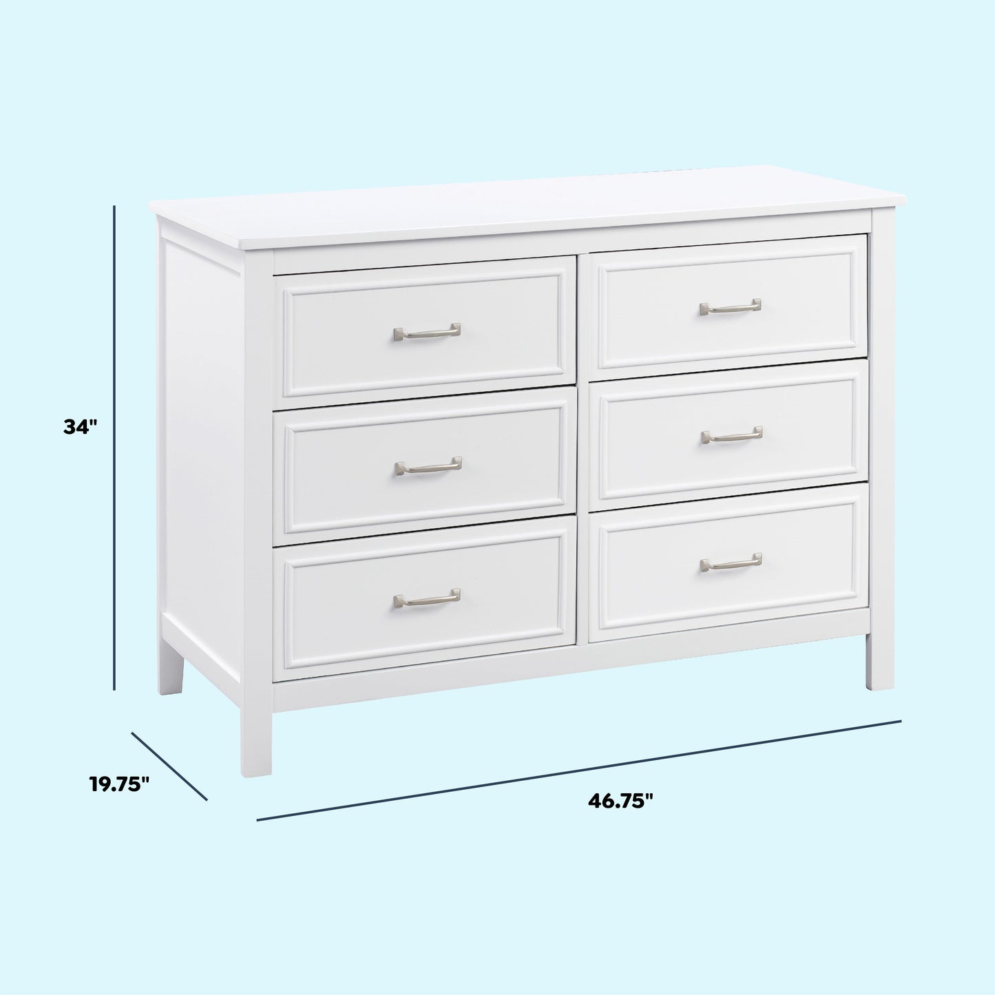 Charlie 6-Drawer Double Dresser
