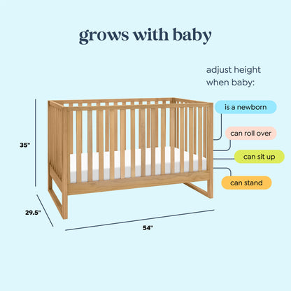 Hunter 3-in-1 Convertible Crib