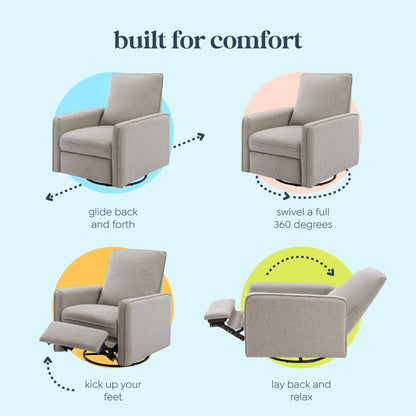 Penny Recliner and Swivel Glider | Eco-Friendly Water Repellent & Stain Resistant Fabric