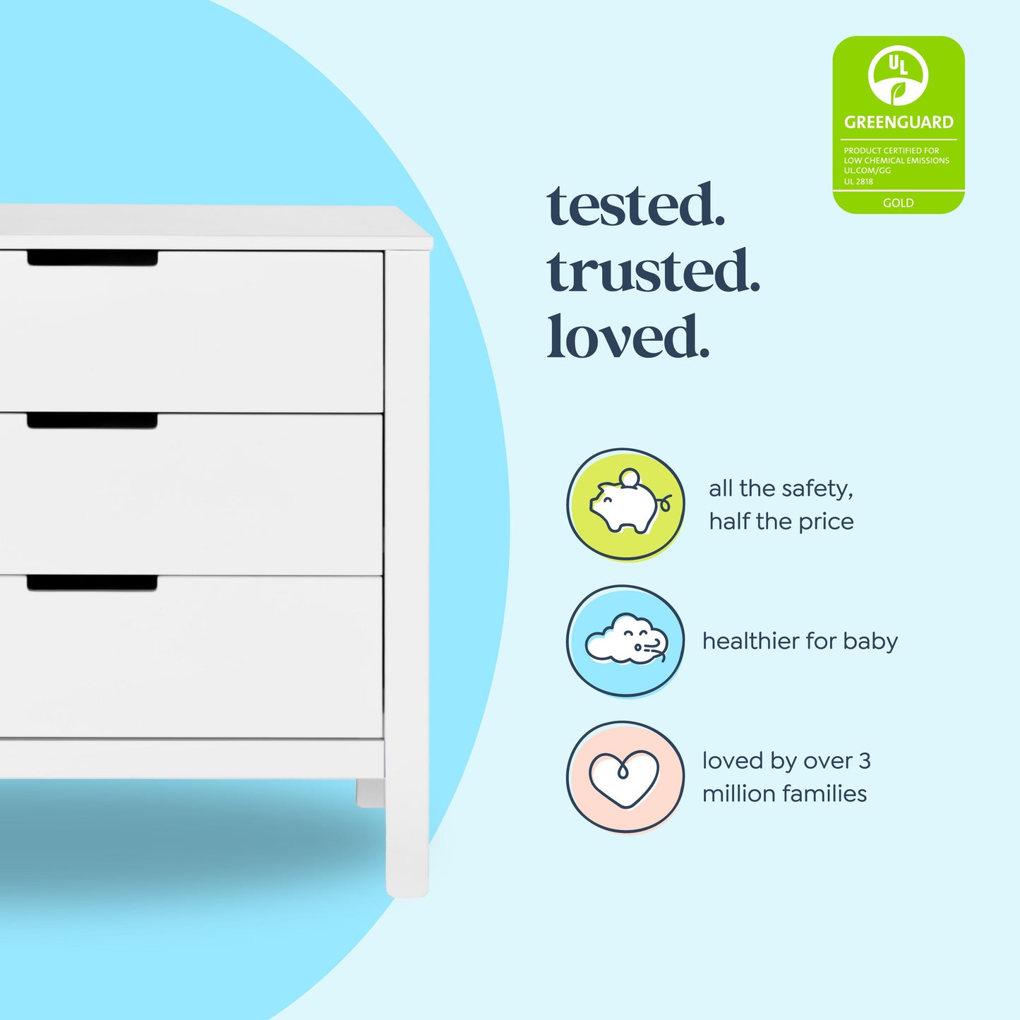 Colby 3-Drawer Dresser