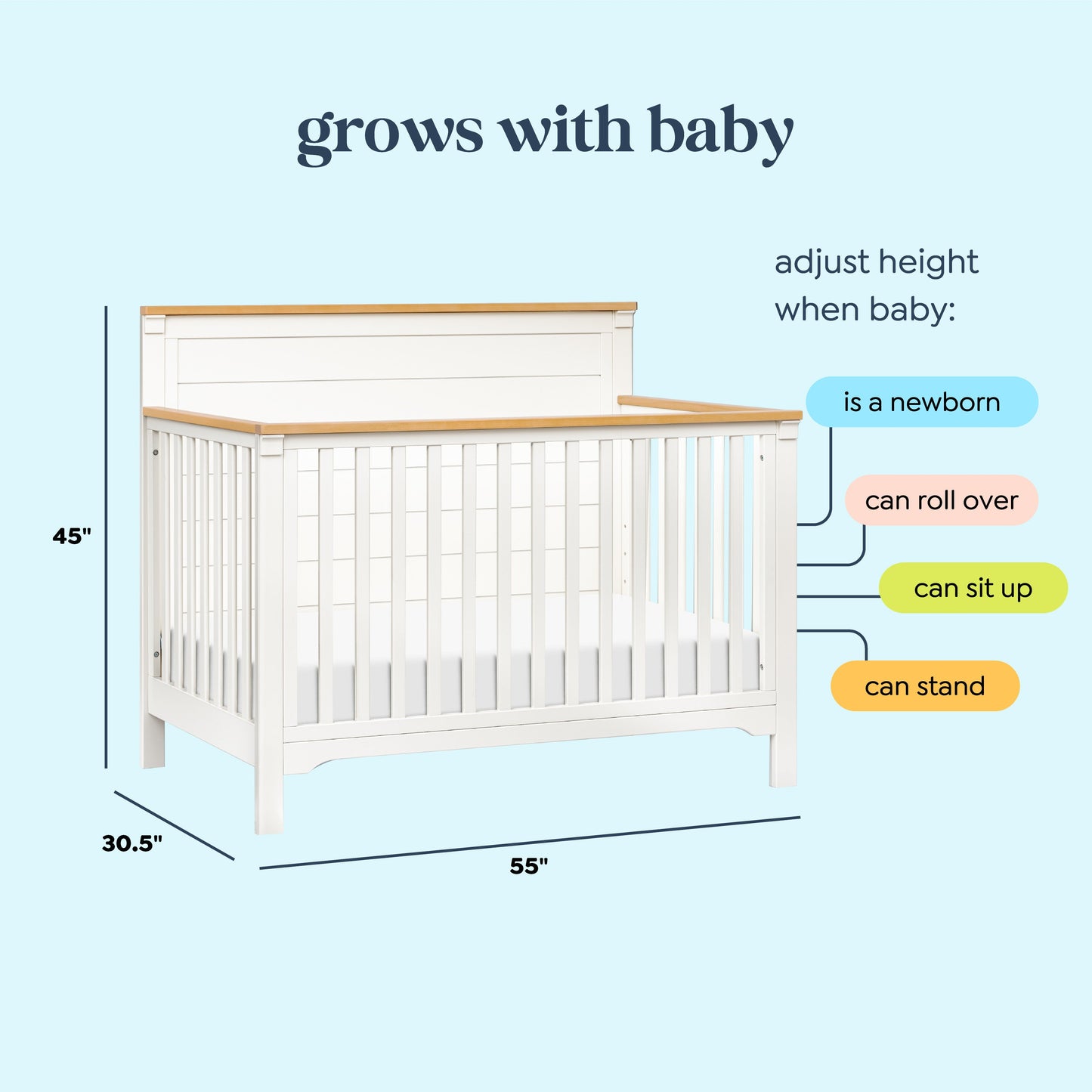 Shea 4-in-1 Convertible Crib